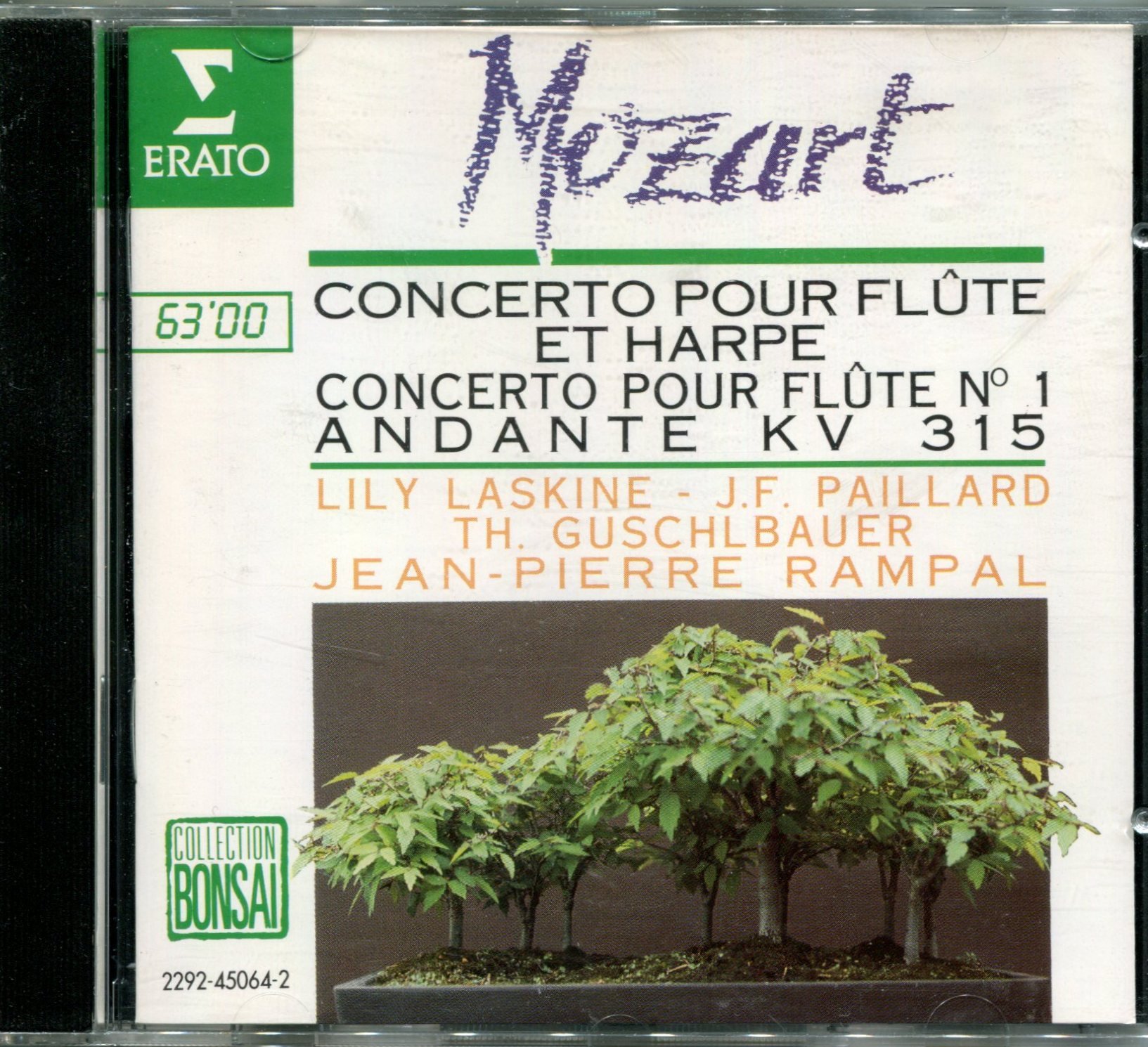 Wolfgang Amadeus Mozart: Andante in C major K315/Clarinet quintet in A major K581/a.o.