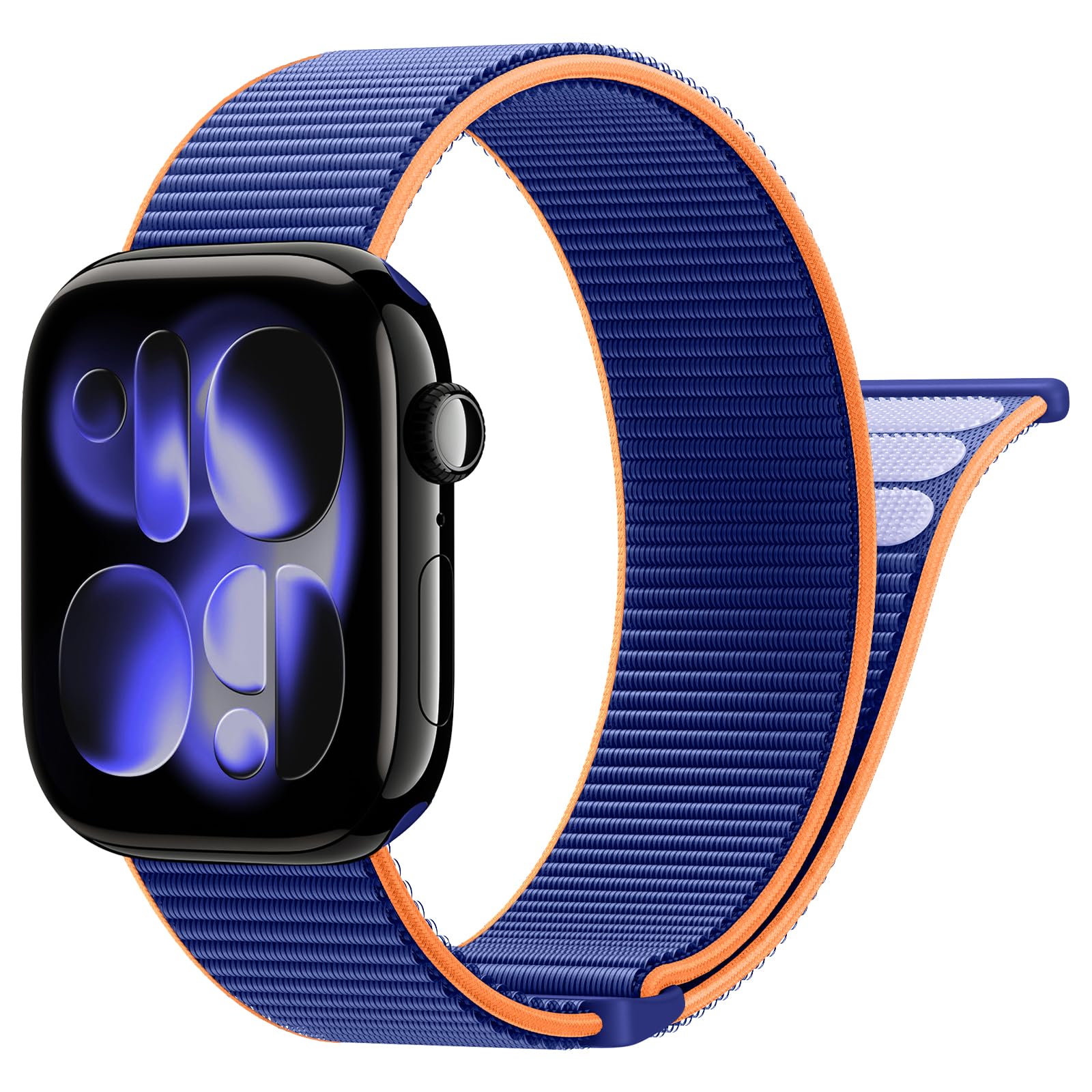 Yoohoo Nylon Armband Kompatibel mit Apple Watch Armband 40mm 41mm 42mm 38mm 46mm 44mm 45mm 49mm, Verstellbare Sport Armband für iWatch SE Ultra Ultra2 Series 10 9 8 7 6 5 4 3 2 1 Damen/Herren