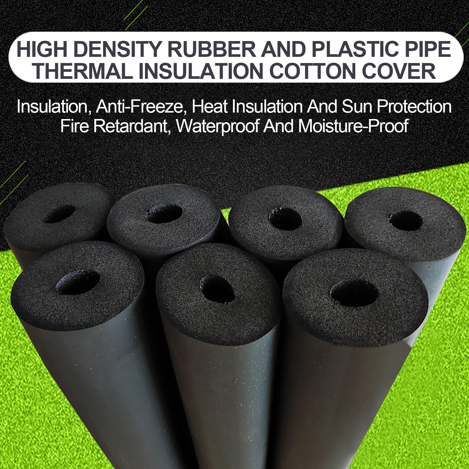 Amazon.co.jp: スポンジパイプ 潤滑 フォームパイプ絶縁 保温チューブ