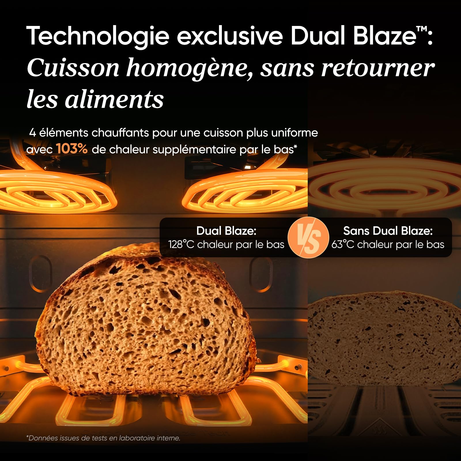 Cosori Air fryer Twinfry compact 8,6L Revêtement céramique | Sans PFAS, 4 résistances sur 2 niveaux, 6 fonctions, double panier avec séparateur amovible, 35-240 °C, 2700 W