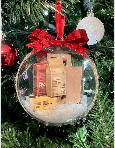 Miniatura 4 de Divertidos mini paquetes de adorno, divertidos adornos de regalo para árbol de Navidad, decoración de bola colgante de 3.5 pulgadas, bola