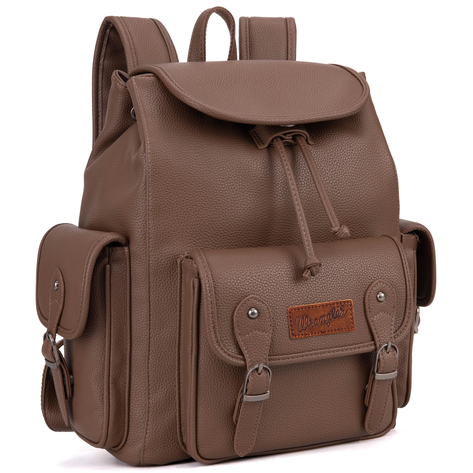 Wrangler Vintage Backpack Purse for Women Men Business Travel Waterproof Bags