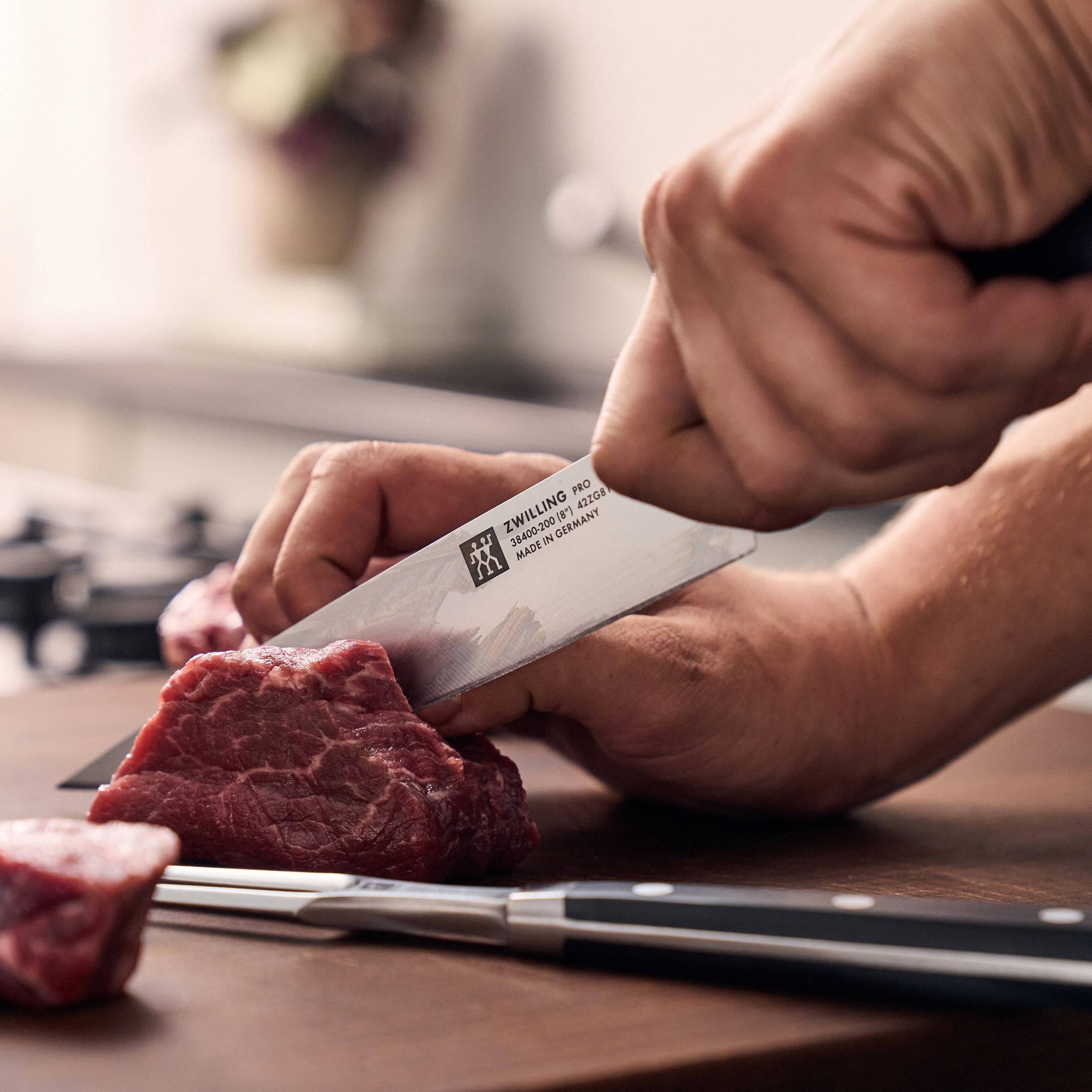 ZWILLING Pro 8-inch Razor-Sharp German Carving Knife, Made in Company-Owned German Factory with Special Formula Steel perfected for almost 300 Years, Dishwasher Safe — Amazon image 5