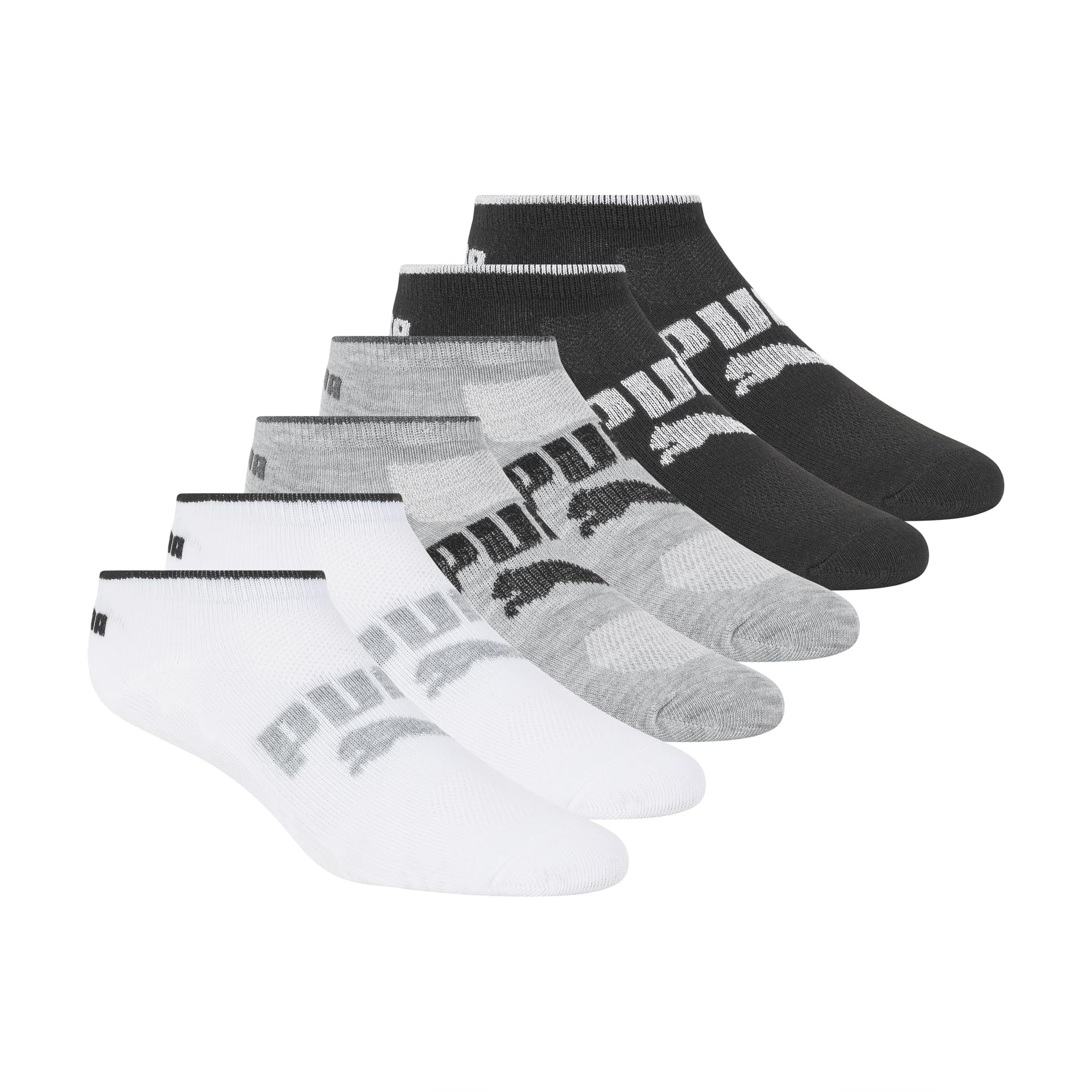 PUMABoys' 6 Pack Quarter Crew Socks