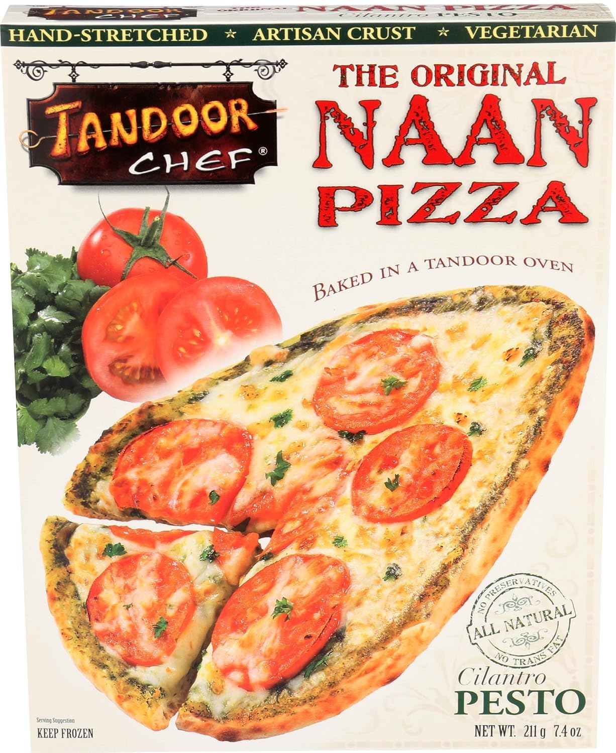 Cilantro Pesto Naan Pizza (Pack of 12) - Pack Of 12