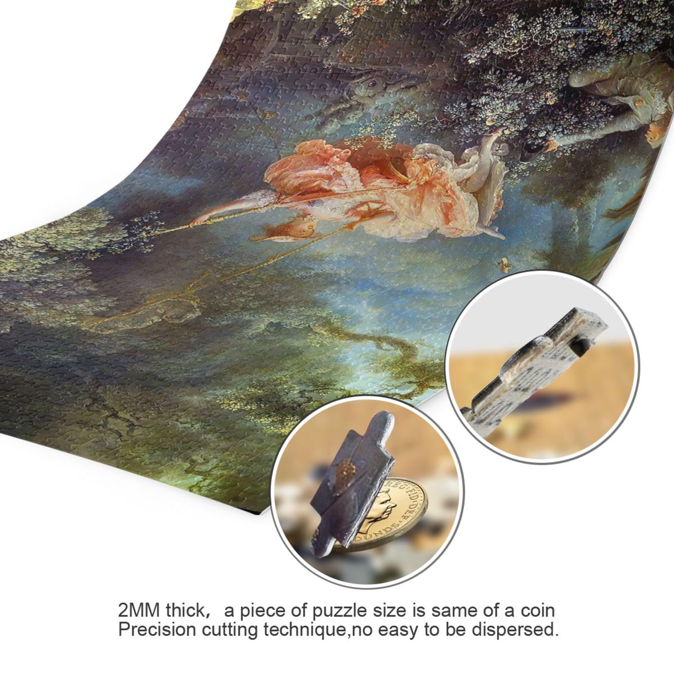 Amazon.com: Jean Honoré Fragonard Swing Painting Jigsaw Puzzle 500
