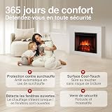 KAMINIO® Luca PRO 23 Electric fire insert with heater & flame effect - 5