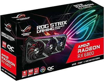 AMD RADEON RX6800 ROGSTRIX 動作品 ASUS ROG Strix AMD Radeon RX 6800 OC Edition Gaming Graphics Card
