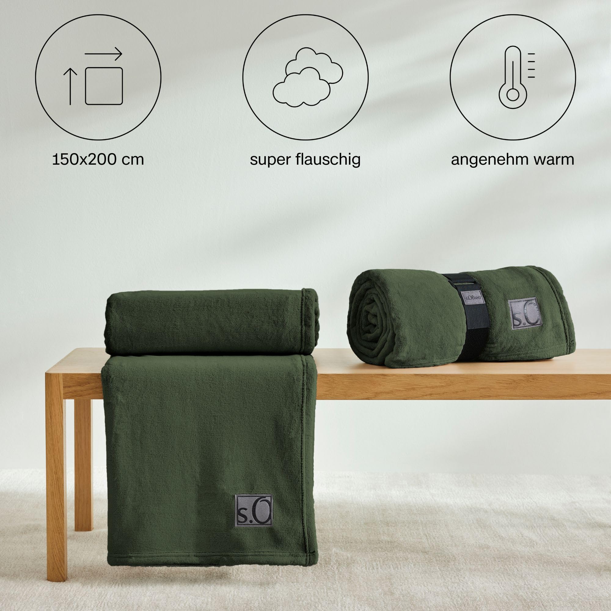 Manta De Forro Polar, Mullida Y Cálida, Para Sofá, Cama, Manta Para