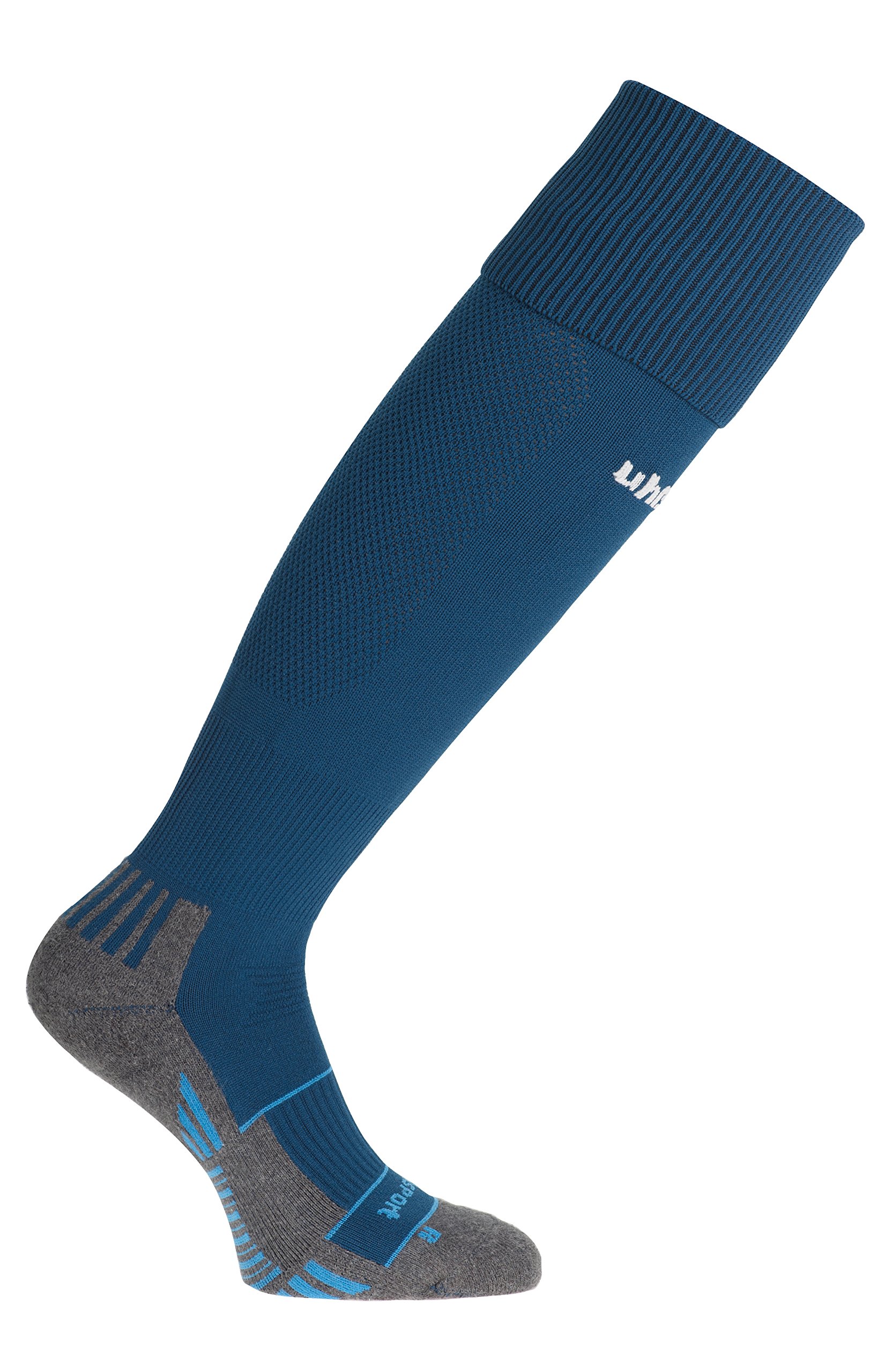 Uhlsport Unisex Team Pro Player Stocking Socks - Petrol/White, Size 33-36