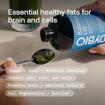 BodyBio Balance Oil - Essential Fatty Acids for Brain, Skin, Mood