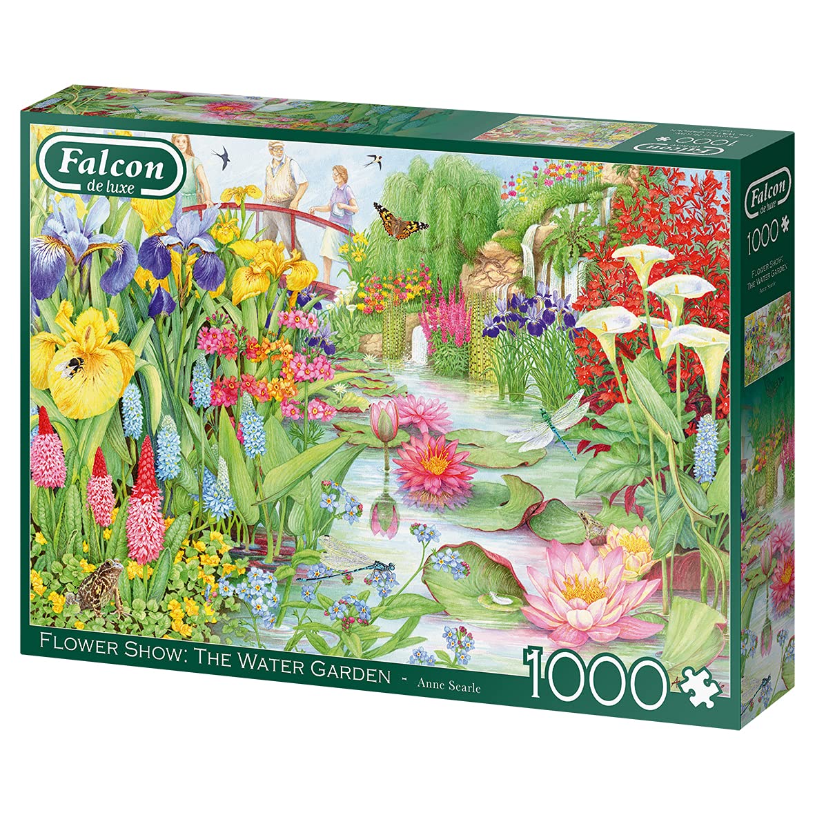 Jumbo, Falcon de luxe - Flower Show "The Water Gardens", puzzle per adulti, 1000 pezzi