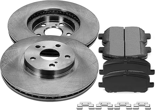 Miniatura 41 de Kits de frenos y rotores, rotores de freno SCITOO y 8 pastillas de cerámica para 08-12 para Chrysler Town & Country, 08-12 para Dodge Grand Caravan