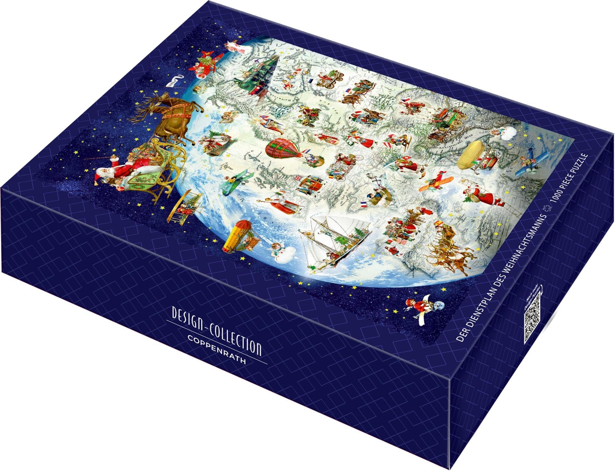 Jigsaw Puzzle 1000 Pieces: Santa's Roster