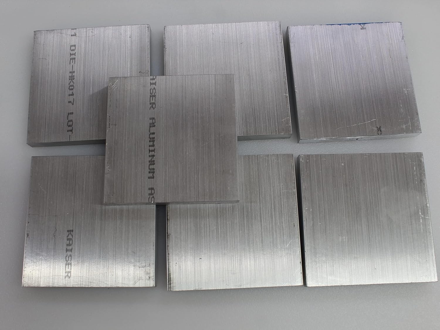 7 Pieces 3/4" x 3-1/2"x 3-1/2" Aluminum 6061 Flat BAR T651 .750" Plate Mill Stock