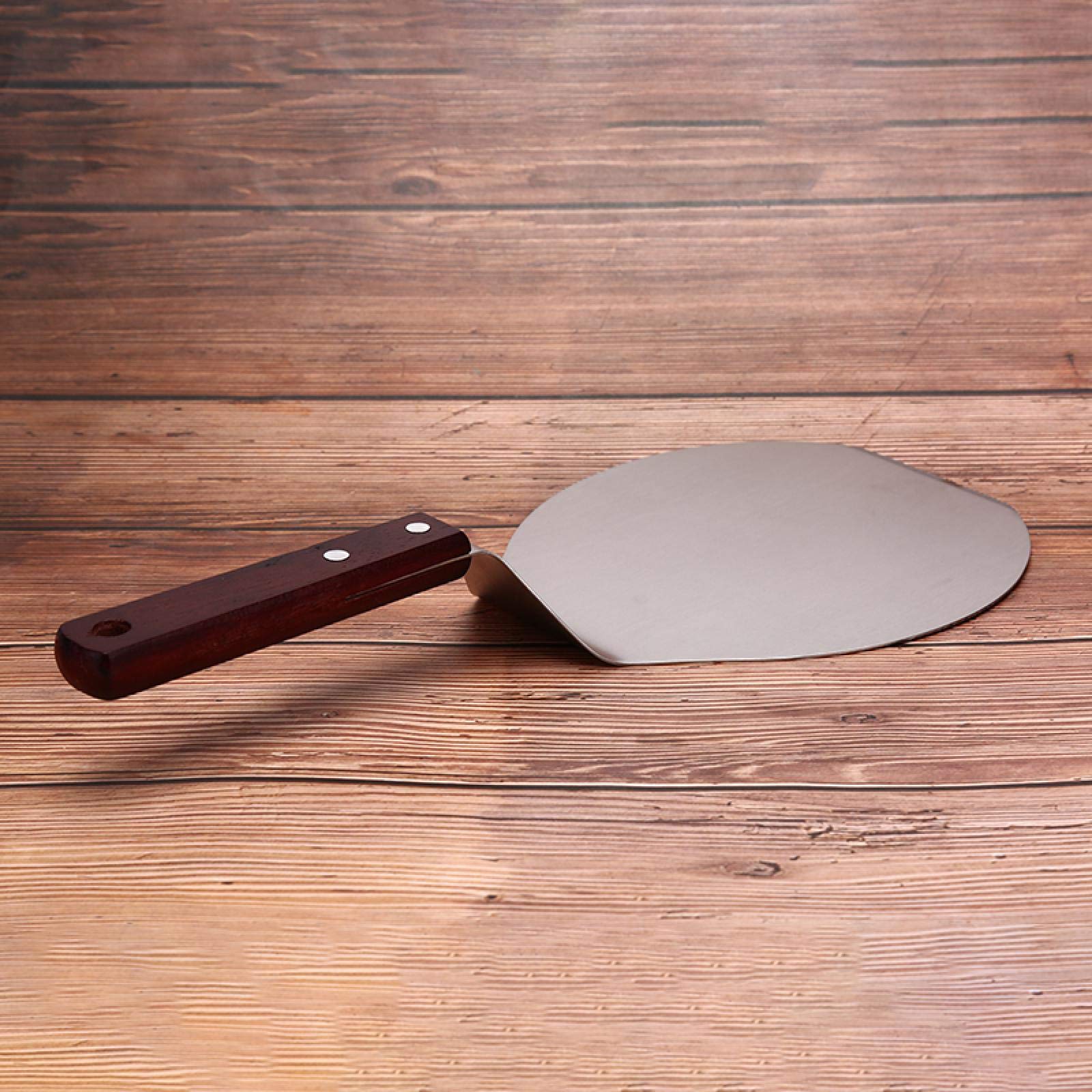 AKAZI Pala para Pizza, 1 Pieza, de Acero Inoxidable, espátula para Pizzas, espátula para Pastel, Accesorios de Cocina, Herramientas para repostería y horneado de Pizza