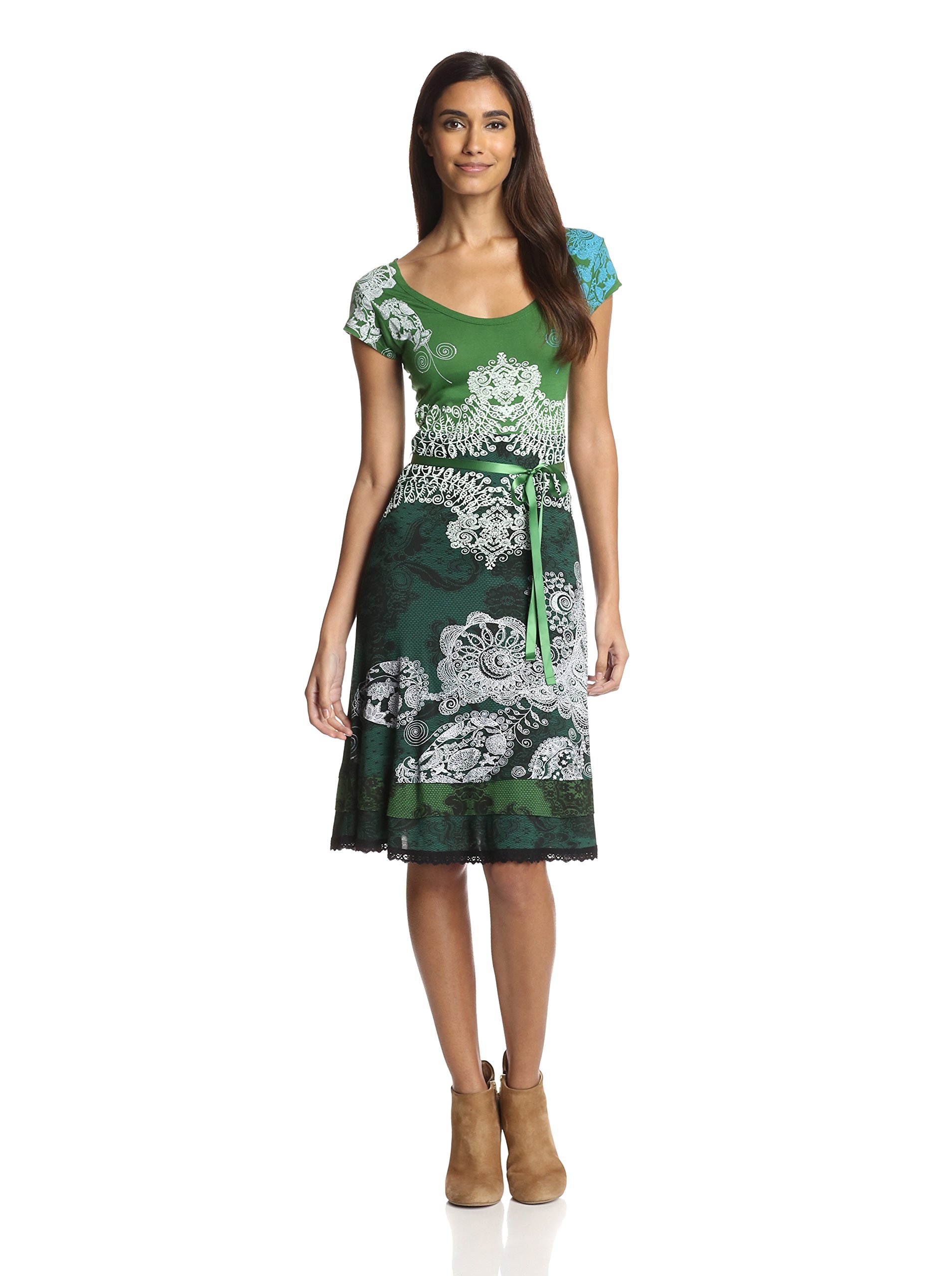 Desigual Women's short Sleeves Paris Dress