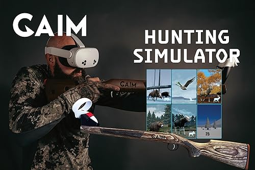 GAIM Simulador de caza Simulador de disparos de realidad virtual Edición de stock laminado