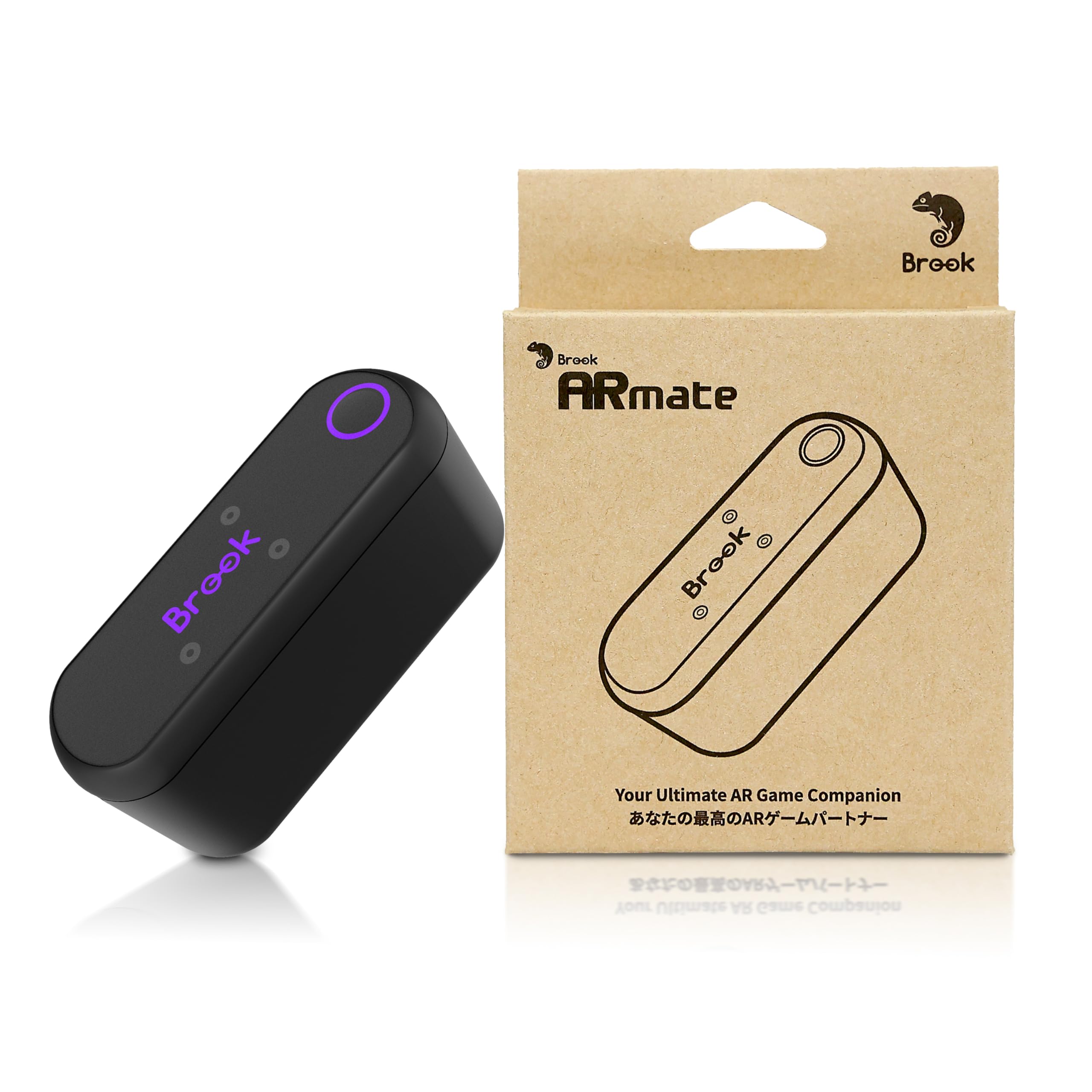 Brook Gaming AR Mate – Accessoire de jeu AR portable pour Pokémon GO, Monster Hunter, Pikmin | Smart Roam, Quick Catch, Fast Spin, vitesse contrôlée par application, prise en charge de la manette Xbox