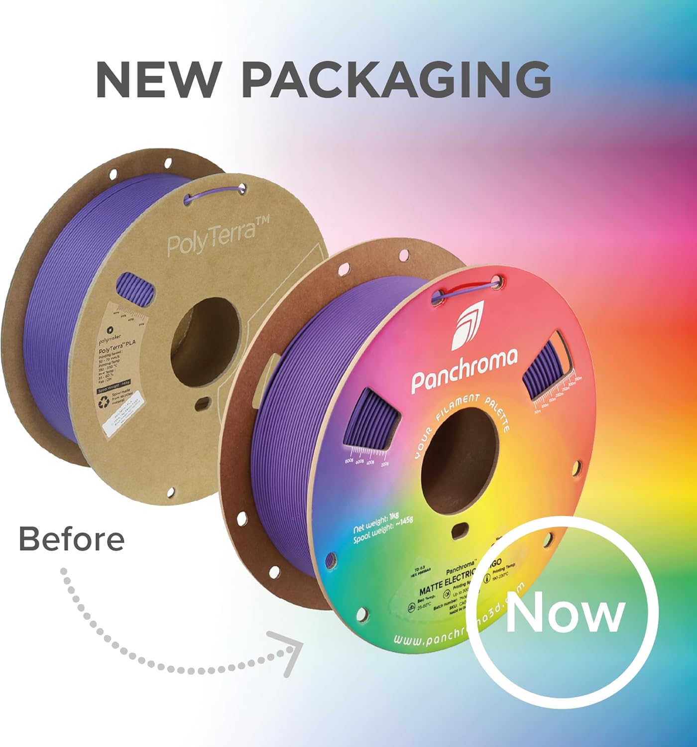 Polymaker Panchroma Matte PLA Filament, Arctic Teal 1.75mm 1kg 3D Printing Filament, Formerly Polyterra Matte, Fit Most FDM 3D Printers, 1kg Spool (2.2lbs) - Image 8