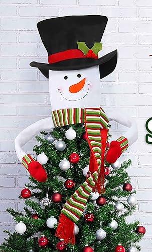 Miniatura 5 de Decoración de árbol de Navidad adorno de muñeco de nieve para el hogar decoración de árbol de Navidad adornos para árbol de Navidad