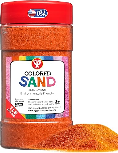 Hygloss Botella de arena de color, negro, 1 libra