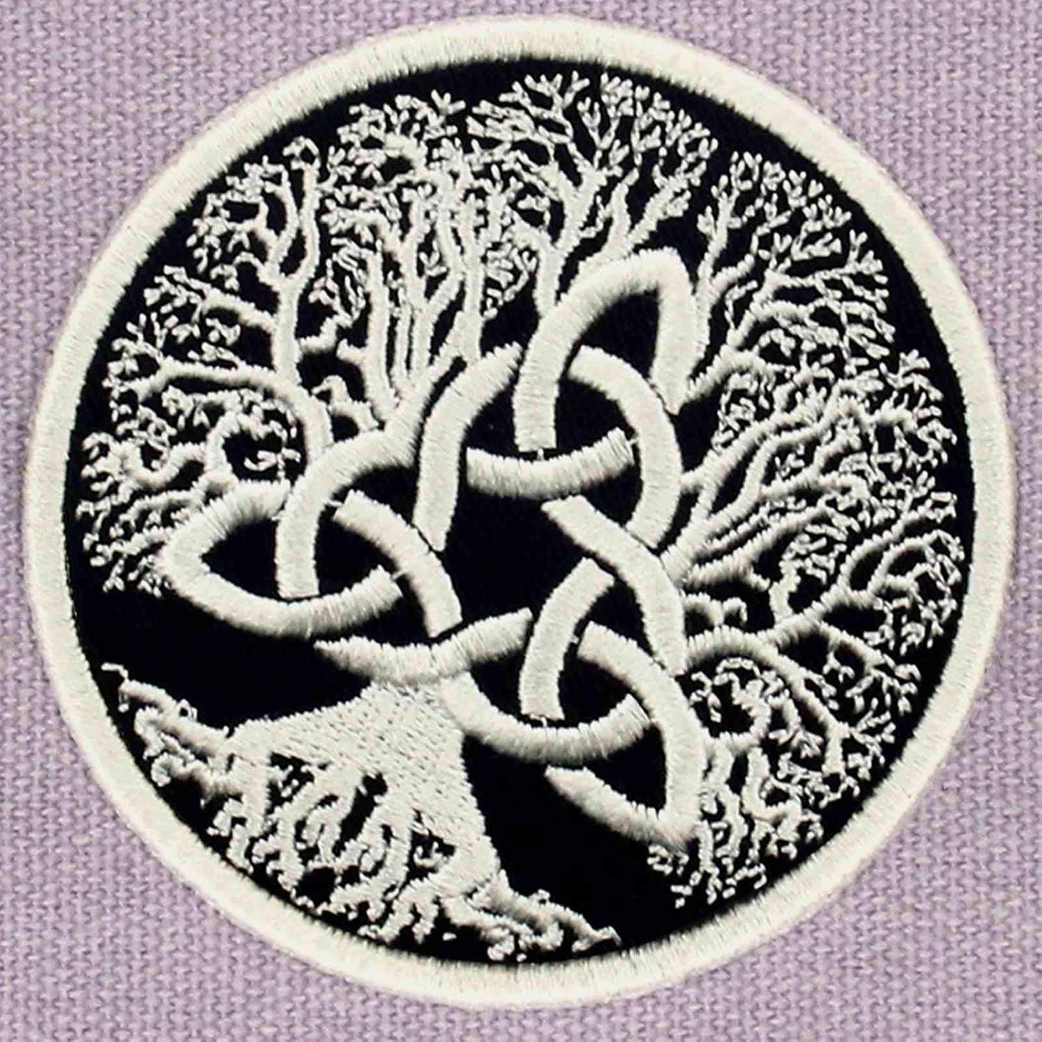 Zegin Tree of Life Yggdrasil Patch Embroidered Applique Badge Iron On Sew On Emblem - Image 5