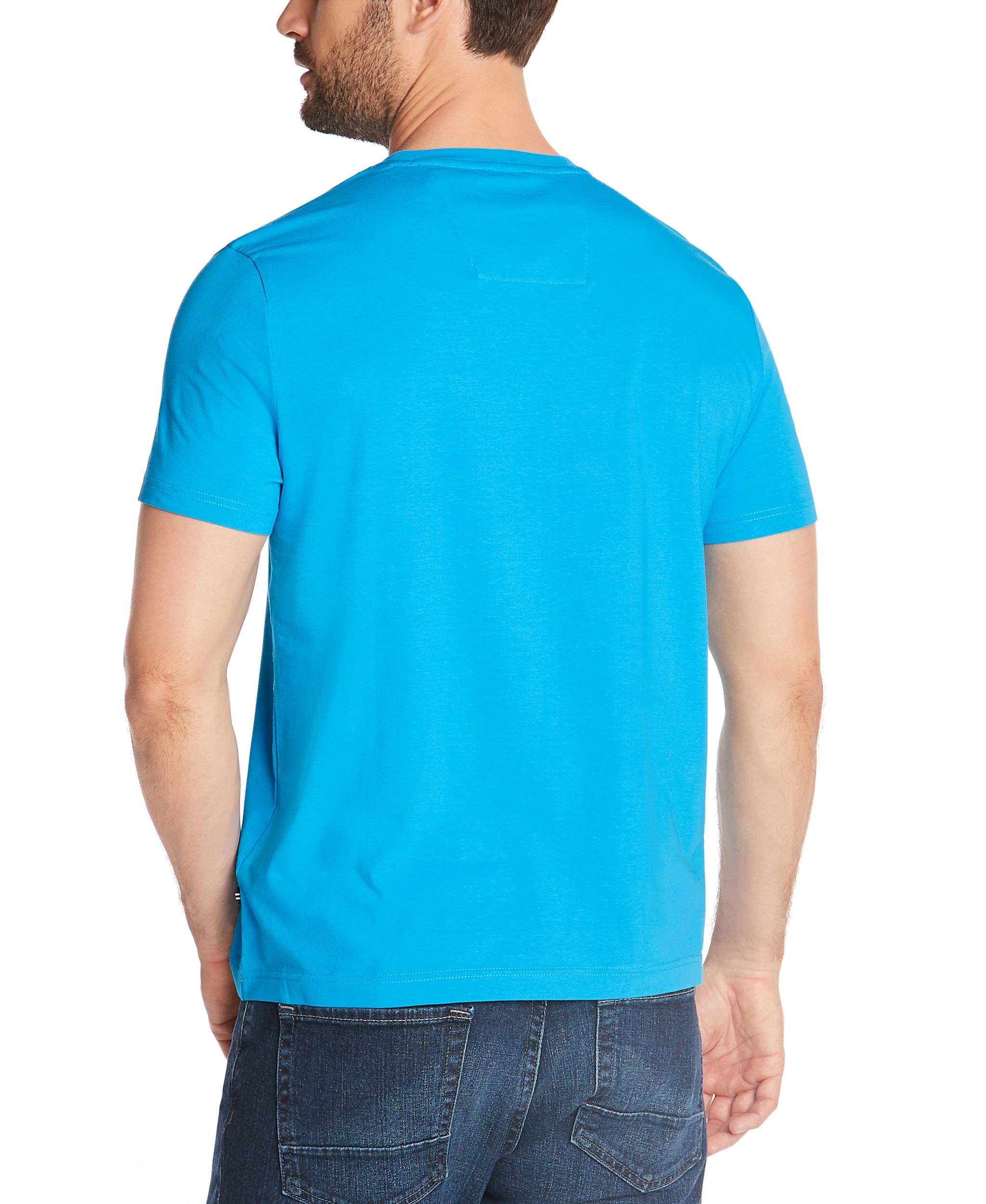 Nautica Camiseta de Manga Corta con Cuello Redondo Camiseta Hombre