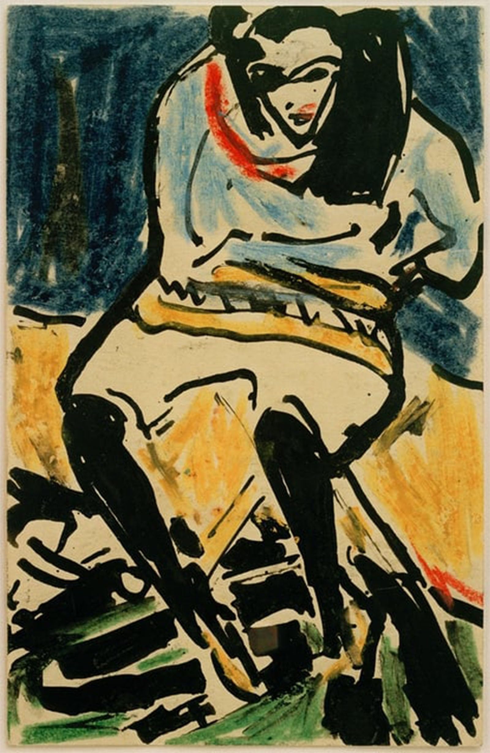 POSTERIIk Vintage Art Print Images Pictures Print Picture canvas poster painting by Ernst Ludwig Kirchner Modern Colour Posters for Office Home Decor 60x90cm