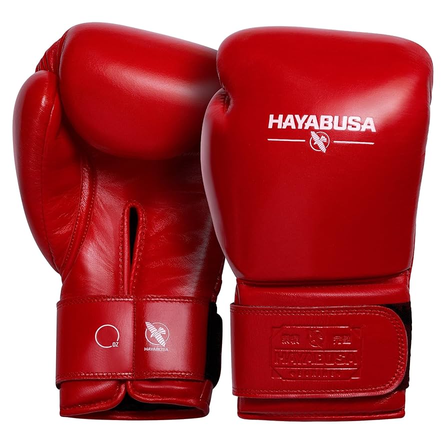 Hayabusa Pro Leather Hook and Loop Boxing Gloves for Men and