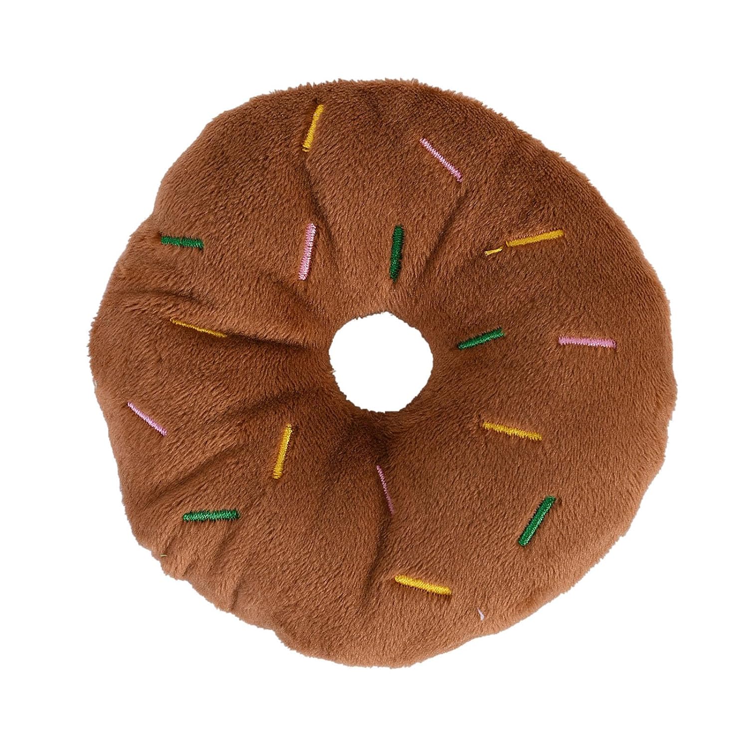 Aggressive Chew Toys for Large Dogs Heavy Duty Stuffed Soft Small Dog Toy Durable Fabric Donut Funny Interactive