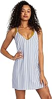 Vista 6 de RVCA Women's Jade Woven Spaghetti Strap Dress