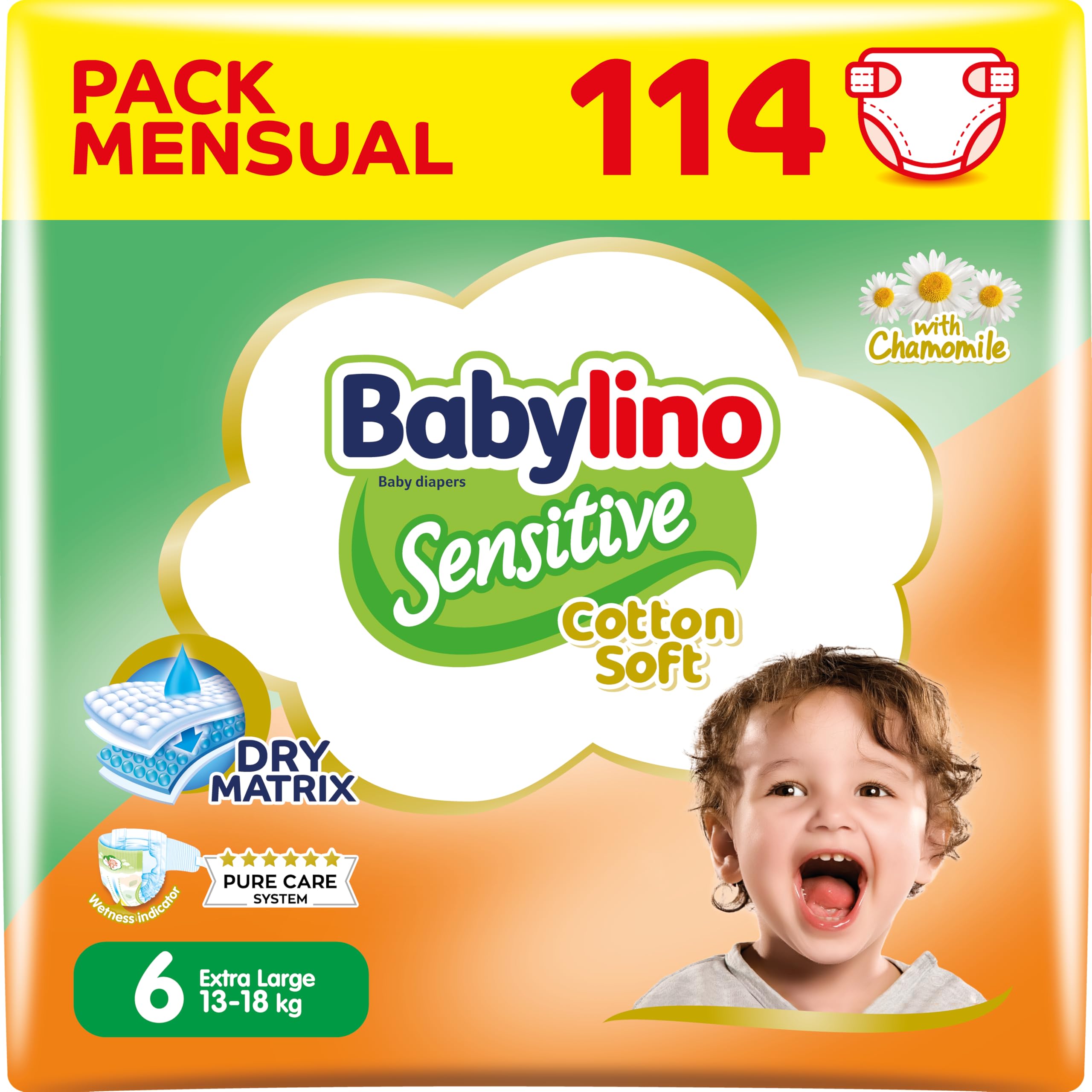 Babylino Sensitive Cotton Soft, Pañales Bebé Talla 1, Newborn (2-5 kg), 26 unidades — view 20