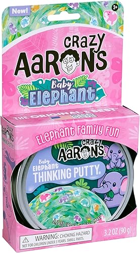 Miniatura 47 de Crazy Aaron's Thinking Putty - Masilla para juego sensorial adorable y pastel, no tóxica, nunca se seca, juguete creativo, diversión a partir de 3