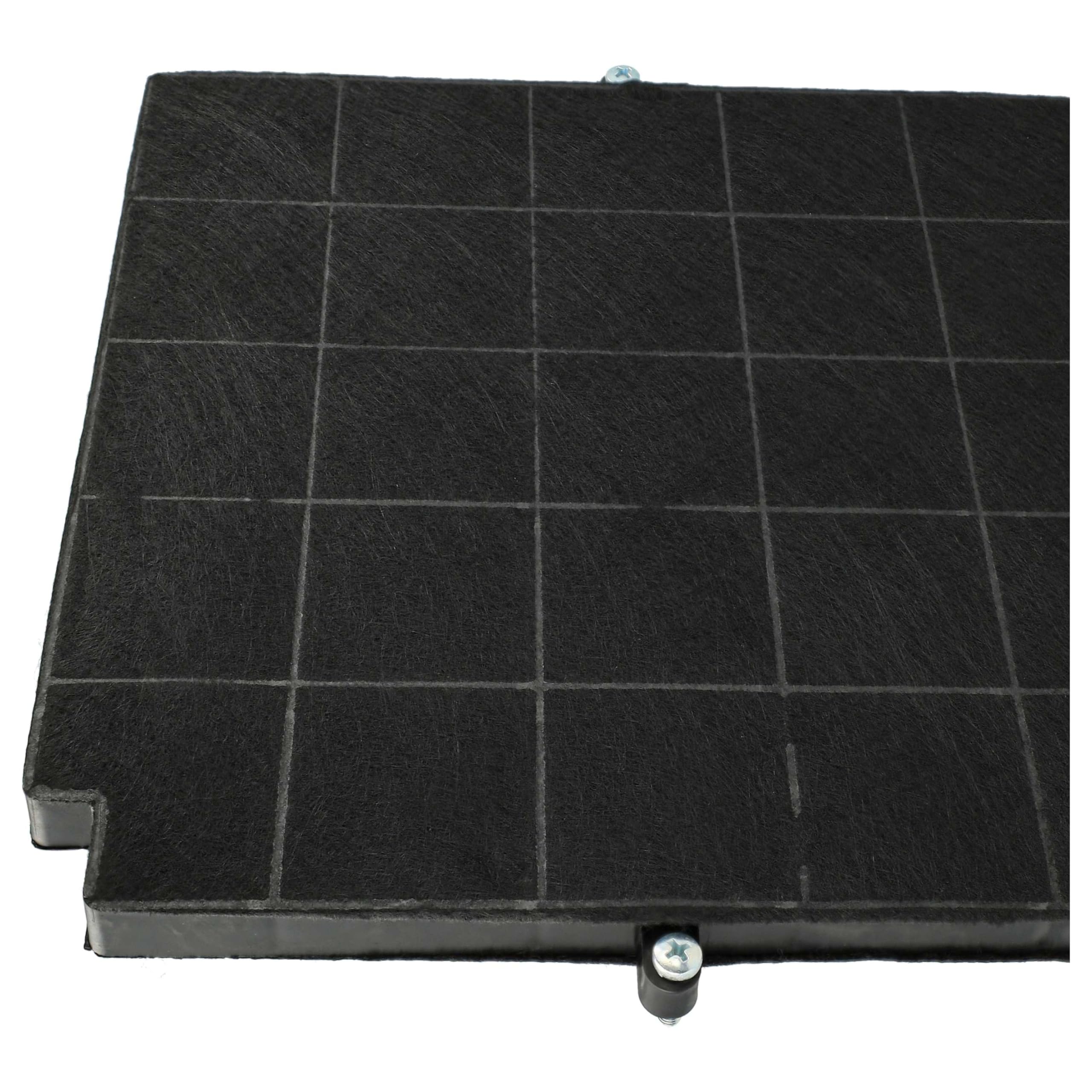 vhbw 4x filtro de carbón activado compatible con Arthur Martin INSIDE | INSIDE 120, INSIDE120, INSIDE90 campanas cocina - 26,5 x 25,8 x 1,8 cm