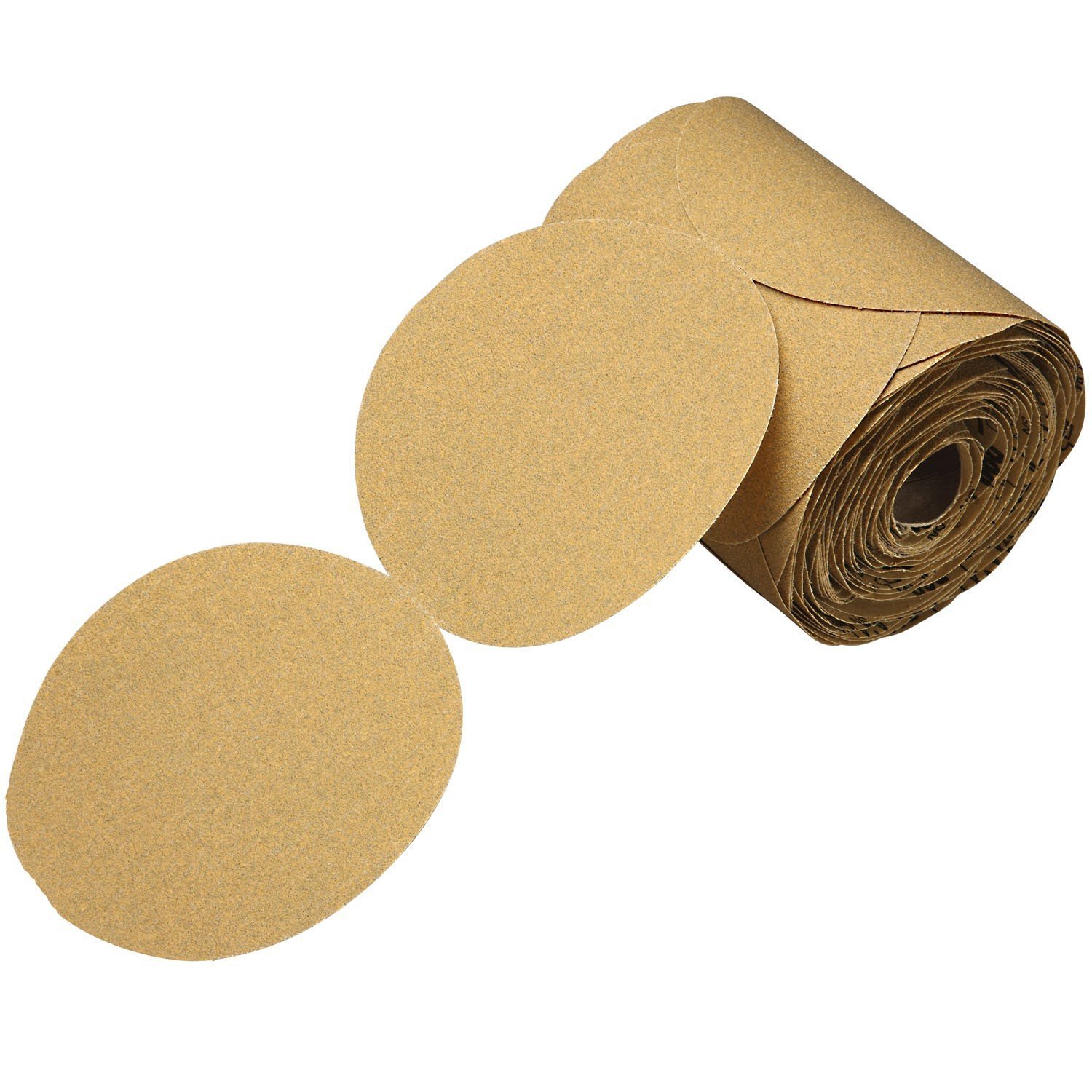 Gold DISC Rolls STIKIT P80G 6IN 125/ROLL