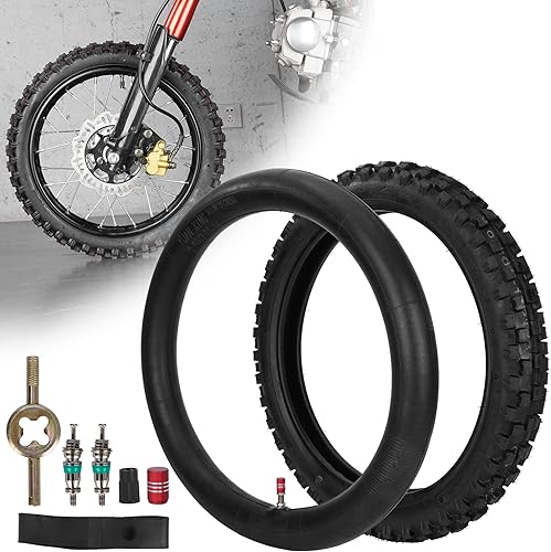 60100-14 2.50-14 Neumático y tubo interior para 90cc 110cc 125cc SSR CRF XR70 CR60R KLX110 KX60 DRZ DS80 JR80 PW80 TTR90 YZ60 65SX Pit Dirt Bike