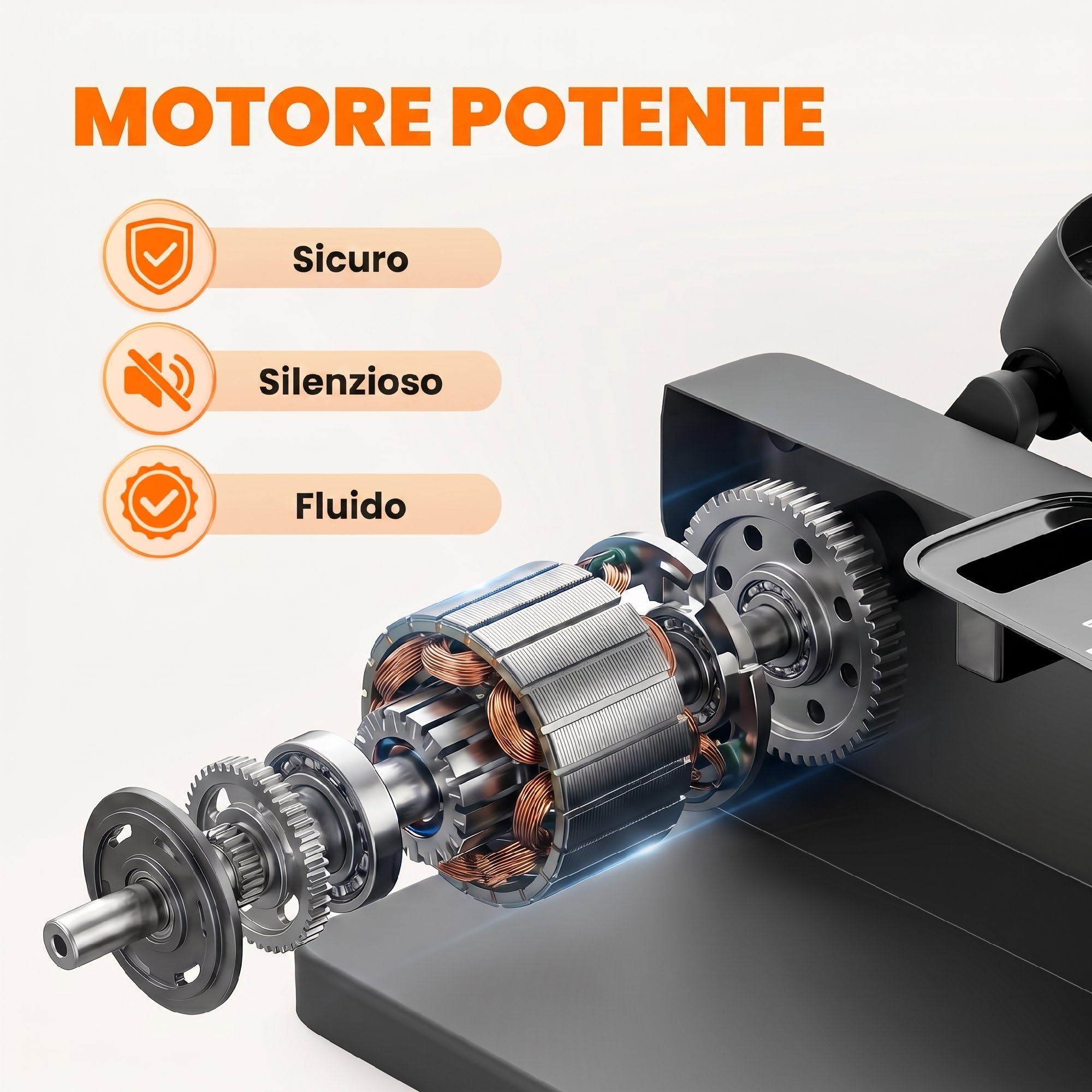 SPORTNOW Mini Ellittica da Scrivania Pedaliera Elettrica per Anziani | Modalità Manuale e Automatica, 12 Velocità Regolabili, Stepper Portatile, con Telecomando, Monitor LED, per la Casa