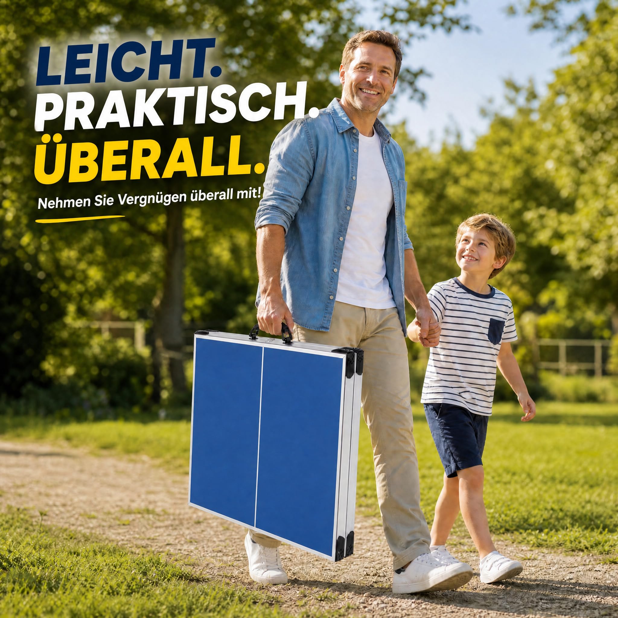 hotsizz tischtennisplatte Outdoor, 169 × 81 × 69 cm, tischtennisplatte klappbar, Suitable for Adults and Children
