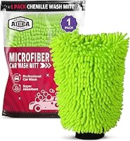 Vista 19 de AIDEA Manopla de microfibra para lavado de auto, paquete de 2, sin arañazos y sin pelusas, guantes de microfibra de chenilla de alta calidad