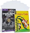 BCW Silver Comic Book Backing Boards 7" x 10.5" – 100 Pack | Certified Acid-Free | Comic Book Boards for Fabric Storage & Silver Age Comic