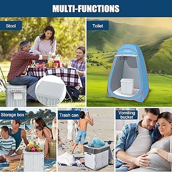 Portable Travel Toilet For Adult - 150kg Load-Bearing Capacity, Compact