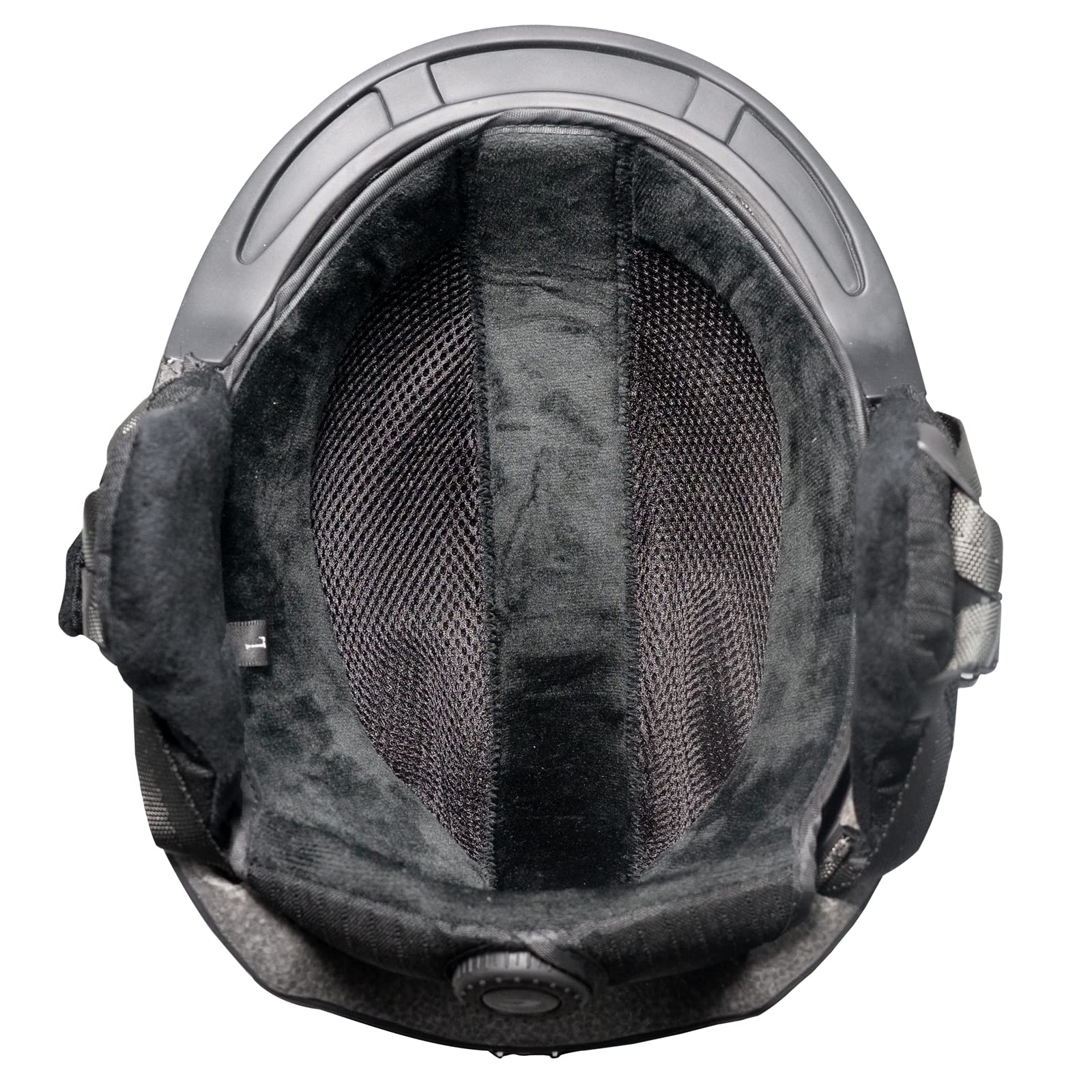 CGM Primo, Casque de Ski Mixte Adulte, Noir Mat, M (54-58cm)