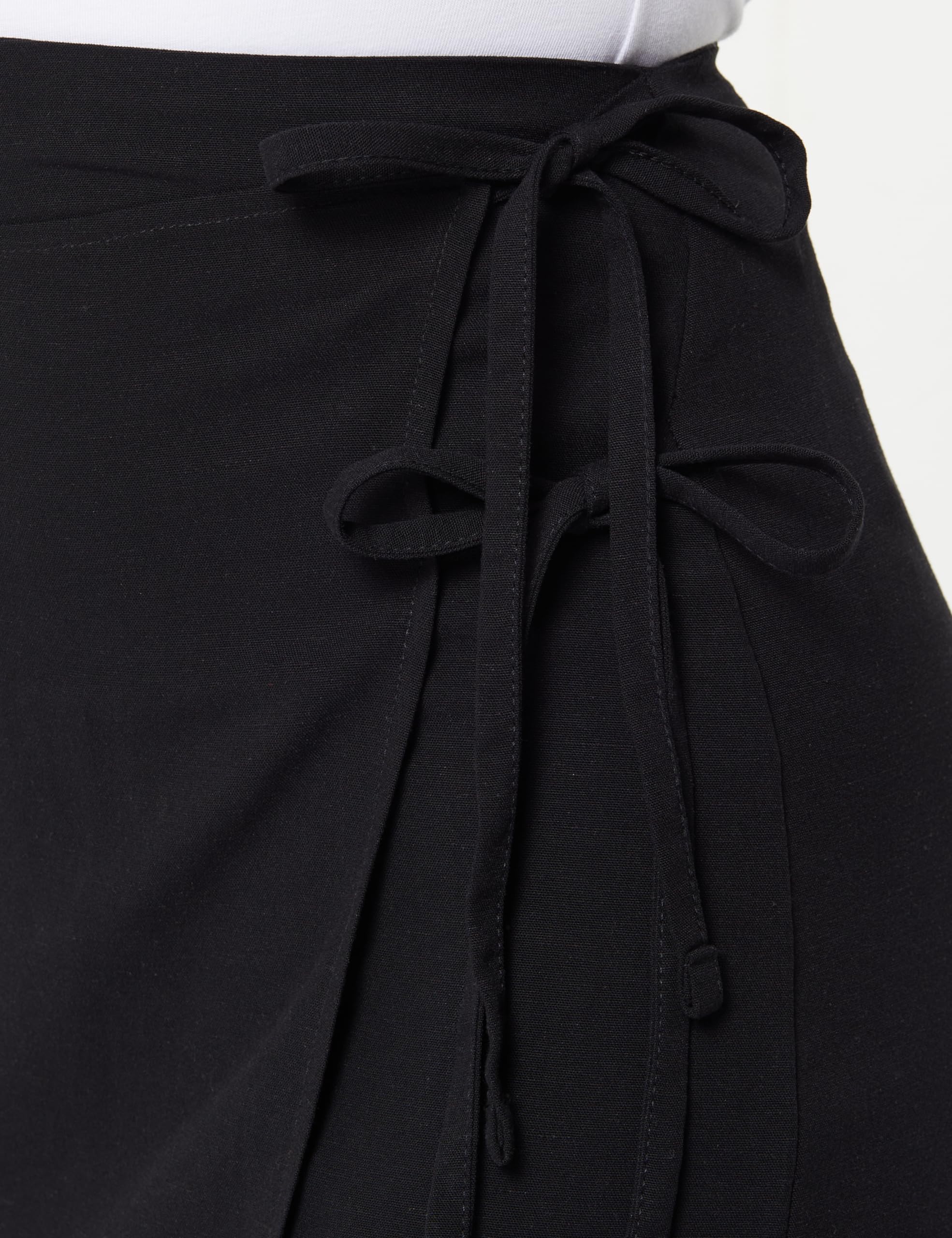 Koton Damen Medium Rise Zipper and Tie Detail Skort Shorts