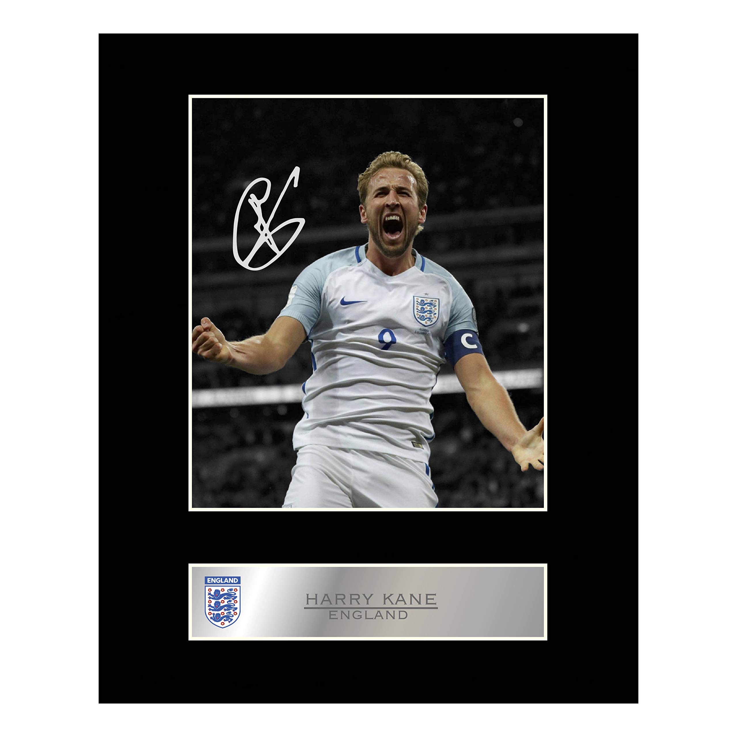 Iconic pics Harry Kane Signed Mounted Photo Display England Autographed Gift picture print