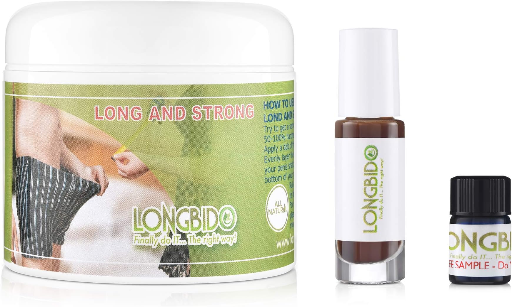 Combo Package 1 Bottle + Sample Bottle +GRES KAKAO Long and Strong