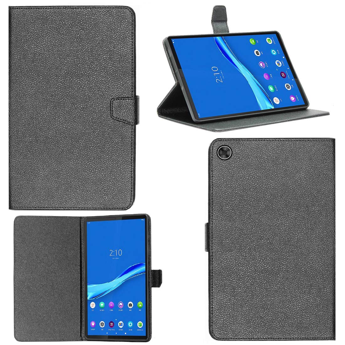 Zaoma PU Leather Flip Flap Case for Lenovo Tab M10 FHD Plus (2nd Gen) 10.3 inch Tablet Model No. : TB-X606F / TB-X606X Tablet. - Black (B08P9J5QBB) Amazon Price History, Amazon Price Tracker