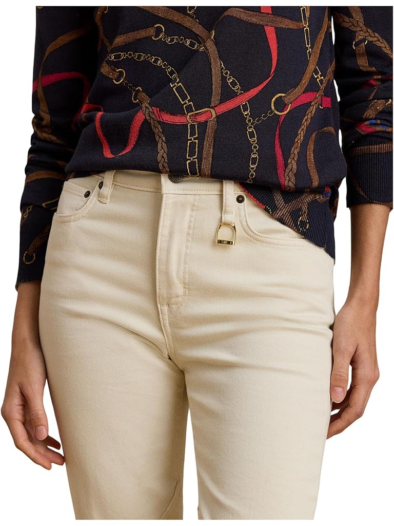 Yellow Lauren Ralph Lauren High-Rise Skinny Ankle Jeans