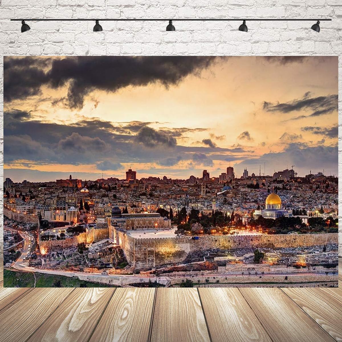 CSFOTO 8x6ft Western Wall Backdrop Ancient Jerusalem Buildings Photo Background Israel Background Jerusalem Wailing Wall Backdrop Church Event Decoration Props - View #8