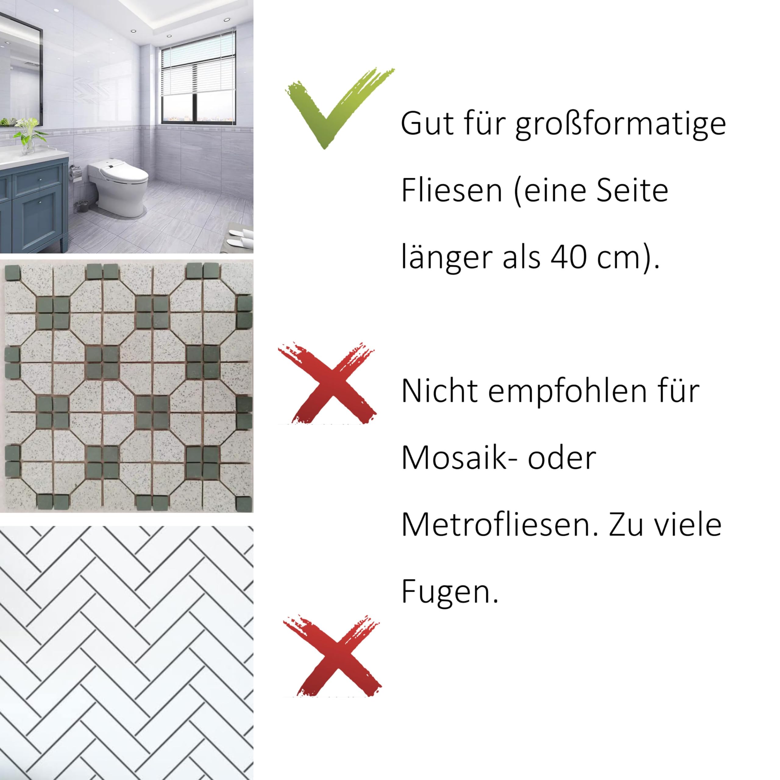 Epoxid-Fugenmörtel für Fliesen und Stein, wasserfest, flecken-, schimmel-, riss- und chemikalienbeständig, für Boden und Wand, gebrauchsfertig, leicht aufzutragen und zu (Warmes Grau, Unsanded, 1 pk)
